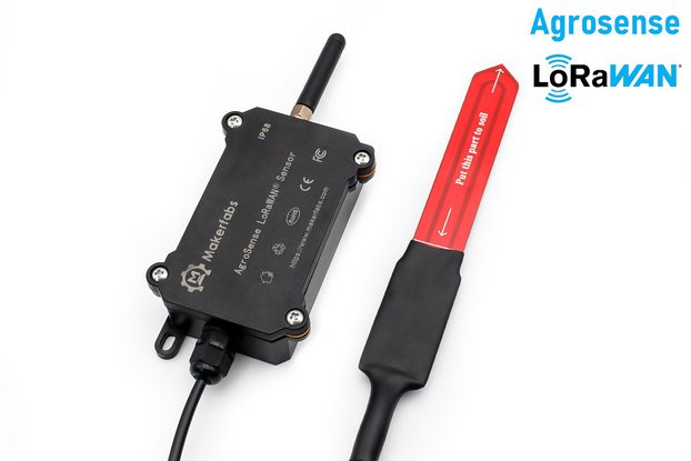 AgroSense Soil Moisture Sensor LoRaWAN